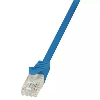 LogiLink CAT6 U/UTP Patch Cable EconLine AWG24 blue 0,25m
