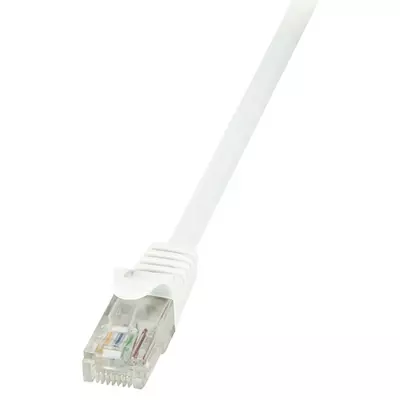 LogiLink CAT6 U/UTP Patch Cable EconLine AWG24 white 0,50m