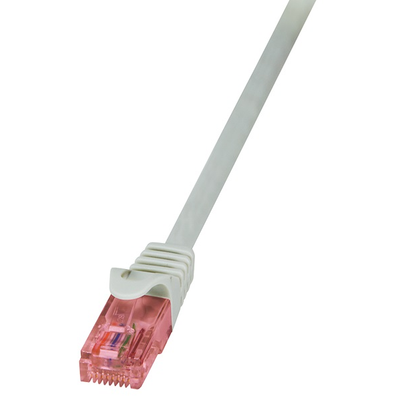 LogiLink CAT6 U/UTP Patch Cable PrimeLine AWG24 LSZH grey 1,00m