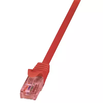 LogiLink CAT6 U/UTP Patch Cable PrimeLine AWG24 LSZH red 1,00m