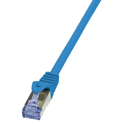 LogiLink CAT6A S/FTP Patch Cable PrimeLine AWG26 PIMF LSZH blue 0,50m