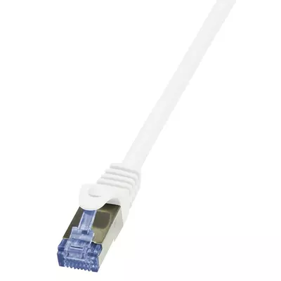 LogiLink CAT6A S/FTP Patch Cable PrimeLine AWG26 PIMF LSZH white 10m