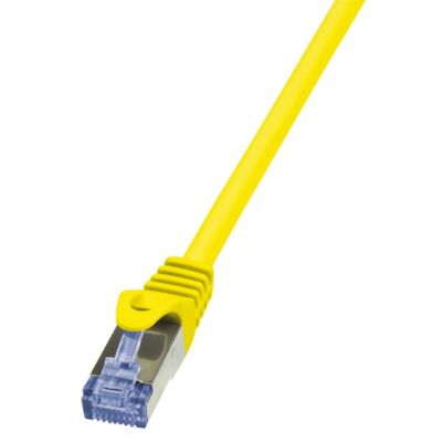 LogiLink CAT6A S/FTP Patch Cable PrimeLine AWG26 PIMF LSZH yellow 1,00m