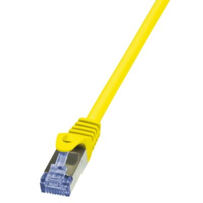 LogiLink CAT6A S/FTP Patch Cable PrimeLine AWG26 PIMF LSZH yellow 10m