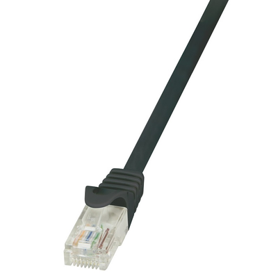 LogiLink Patch Cable Cat.5e U/UTP, Black, 1,50m