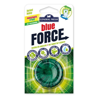 General Fresh Blue Force fenyő illatú tartálykocka 40g
