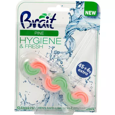 Brait Hygiene&fresh pine WC block 45g
