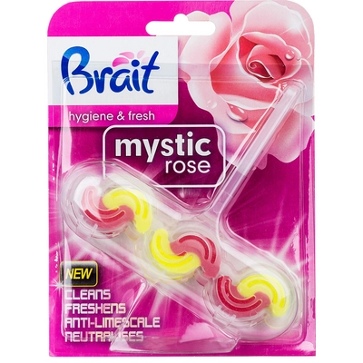 Brait Hygiene&Fresh Mystic Rose kétfázisú WC illatosító 45g