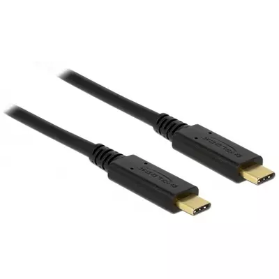 Delock USB 3.1 Gen 2 (10 Gbps) kábel Type-C a Type-C 1 m 5 A E-Marker
