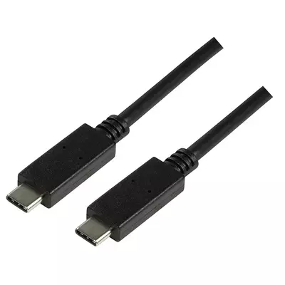 Logilink USB 3.2 Gen2x1 Cable, USB-C to USB-C, black, 1 m