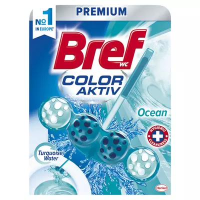 Bref Premium Color Aktiv óceán illatú WC illatosító 50g