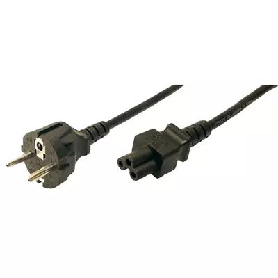 Logilink Power Cord, CEE 7/7 - C5, black, 1.80m