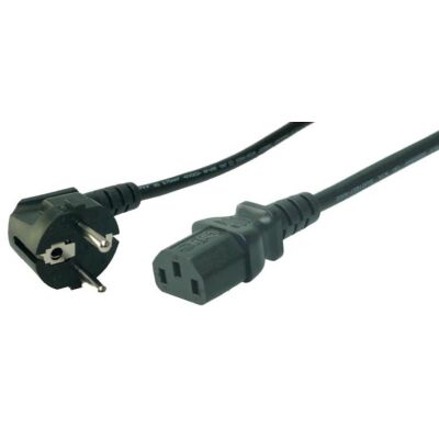 LogiLink Power Cord, Schuko-C13, black, 1,80m