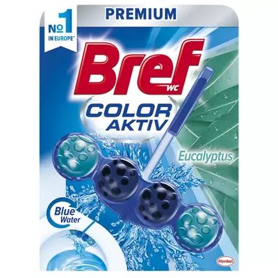 Bref premium color aktív eucalyptus WC illatosító 50g
