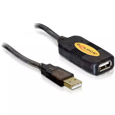 Delock USB 2.0 hosszabbító kábel, aktív 10m