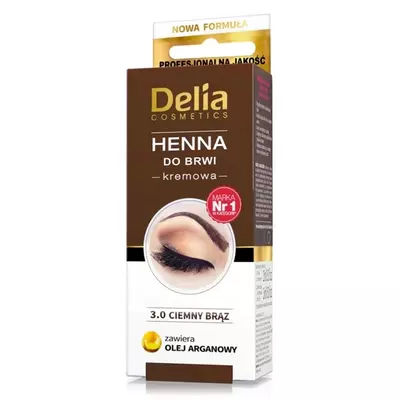 Delia sötétbarna szemöldök&szempillafesték 15ml