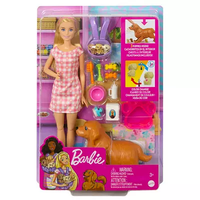 Barbie újszülött kiskutyusok játékszett - Mattel