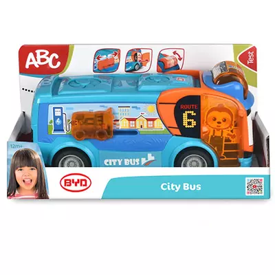 ABC: City Busz fejlesztő kisautó - Simba Toys