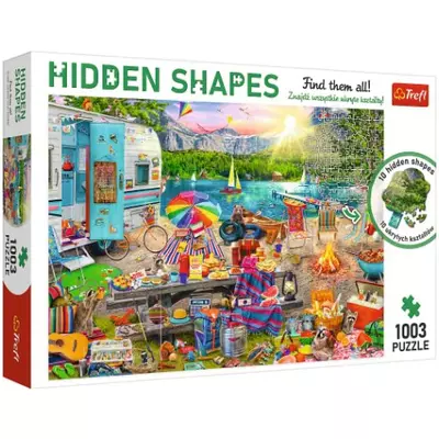 Hidden Shapes: Lakókocsis utazás 1000db-os puzzle - Trefl