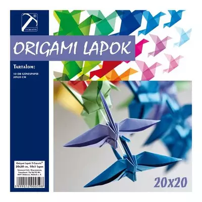 T-Creativ origami lap 20x20cm 10 lapos