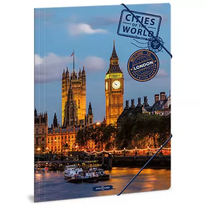 Ars Una: Cities of the World London gumis dosszié A/4-es