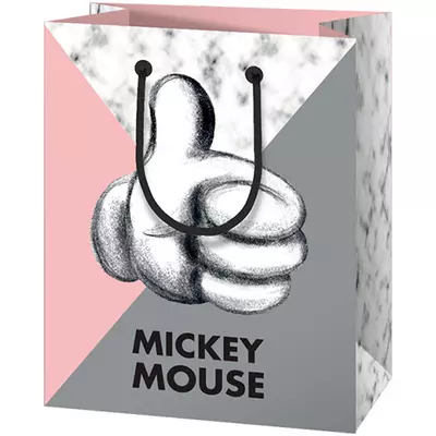 Mickey Egér "Like" közepes méretű ajándéktáska 18x23x10cm-es