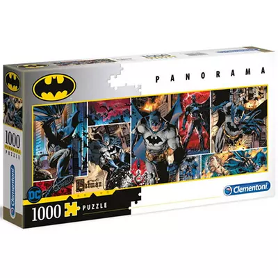 DC Comics: Batman akcióban 1000db-os panoráma puzzle - Clementoni