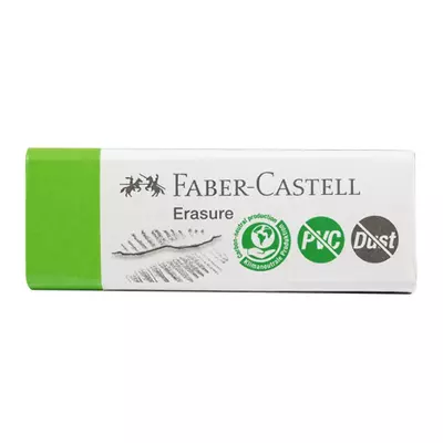 Faber-Castell: PVC és forgácsmentes zöld radír 1db