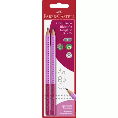 Faber-Castell: Grip Jumbo grafit ceruza szett 2db-os négyféle változatban