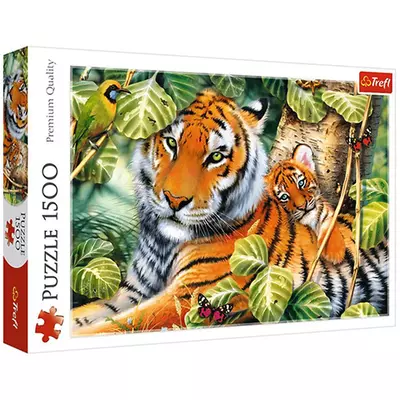 Két tigris 1500db-os puzzle - Trefl