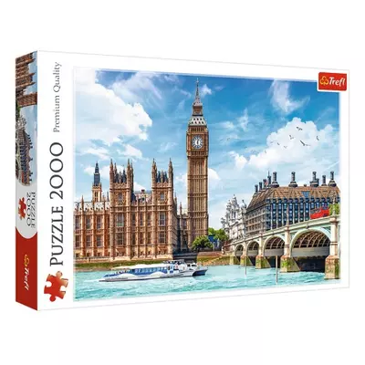 Big Ben, London, Anglia 2000db-os puzzle - Trefl