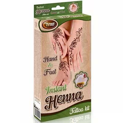 TyToo: Instant Henna szett Kéz és láb mintákkal
