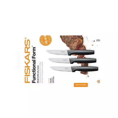 Fiskars FF Steak késkészlet, 3 db-os (1057564)