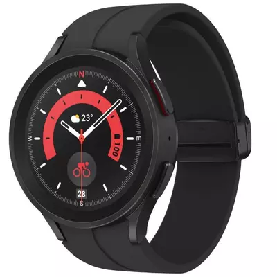 Samsung Galaxy Watch 5 Pro R920 45mm BT fekete (black) Titanium okosóra