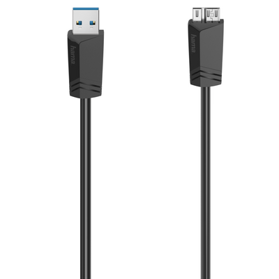 Hama FIC usb 3.0 kábel 1,5m a-microb (3 gbit/s) (200627)