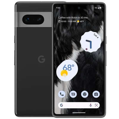 Google Pixel 7 5G Dual Sim 8GB RAM 256GB fekete (black) kártyafüggetlen okostelefon