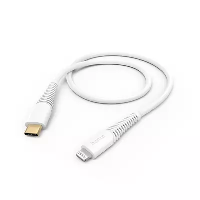 Hama FIC E3 adatkábel lightning usb type-c, 1,5m, fehér (201603)