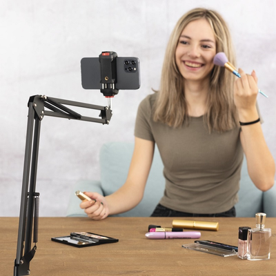 Hama asztalra szerelhető flexi csuklós vlogger kar (4652)