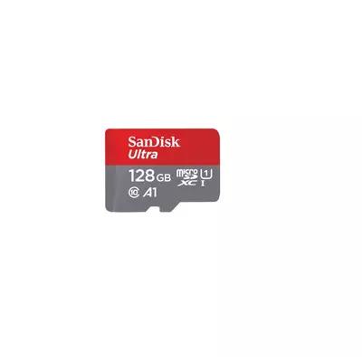 Sandisk microsd ultra android kártya 128gb, 140mb/s,  a1, class 10, uhs-i (215422)