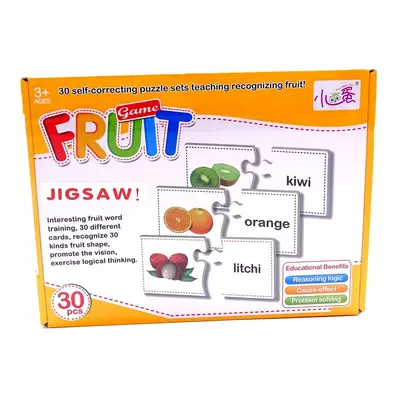 Játék gyümölcsök oktató puzzle-angol 82563