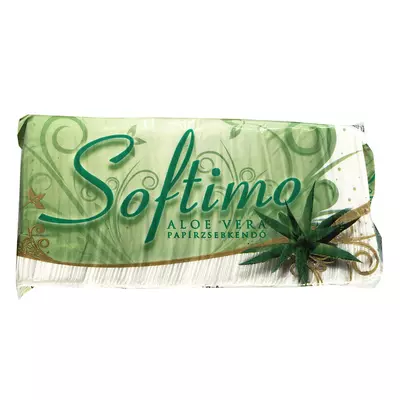 Softimo aloe vera papírzsebkendő 100db-os kiszerelésben