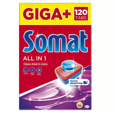 Somat giga+ all in1 mosogatógép tabletta 120db