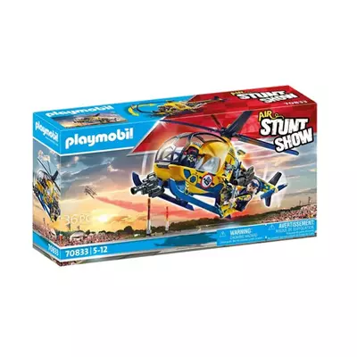 Playmobil: Air Stuntshow - Helikopter filmforgatáshoz (70833)