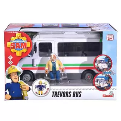 Sam a tűzoltó: Trevor busza játékszett - Simba Toys