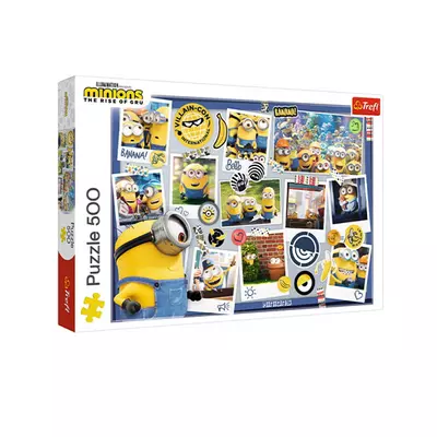 Minyonok őrült fotógyűjtemény 500db-os puzzle - Trefl