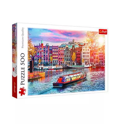 Amszterdami városkép 500db-os puzzle - Trefl