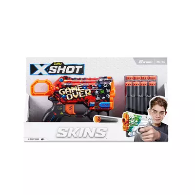X-Shot: Excel Skins Menace - Game Over szivacslövő pisztoly