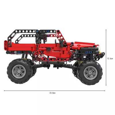 Racing terepjáró jeep | 501 db építőkocka | más ismert márkákkal kompatibilis építőjáték | COGO 5801