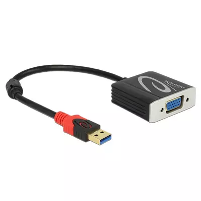 Delock Adapter USB 3.0 A-típusú csatlakozódugóval > VGA csatlakozóhüvellyel