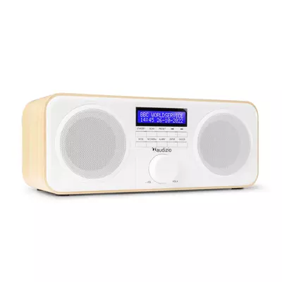 Audizio Novara FM / DAB+ sztereó rádió 40W - FEHÉR